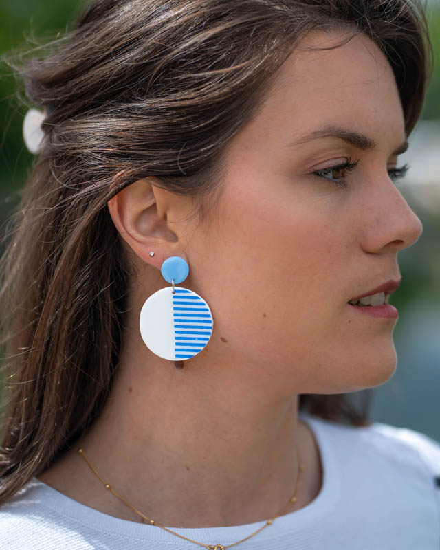 Boucles d'oreilles Saint Tropez - Miladora Créations