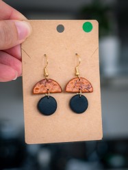 Boucles d'oreilles Fusion - Miladora Créations