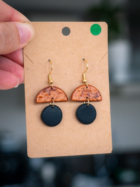 Boucles d'oreilles Fusion - Miladora Créations