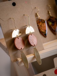 Boucles d'oreilles Fauve - Miladora Créations