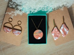 Collier Lola Rose - Miladora Créations