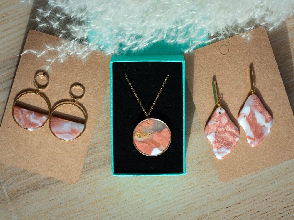 Collier Lola Rose - Miladora Créations