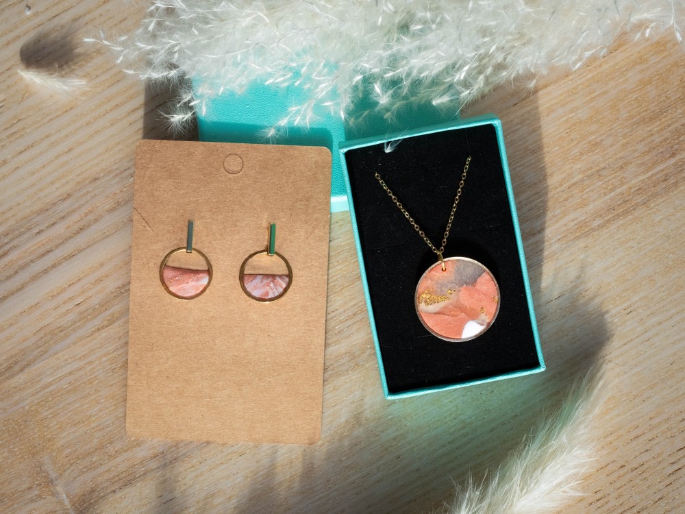 Collier Lola Rose - Miladora Créations