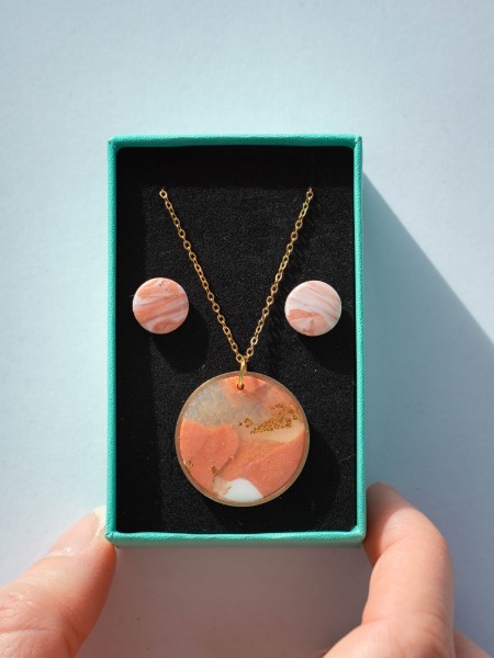 Collier Lola Rose - Miladora Créations