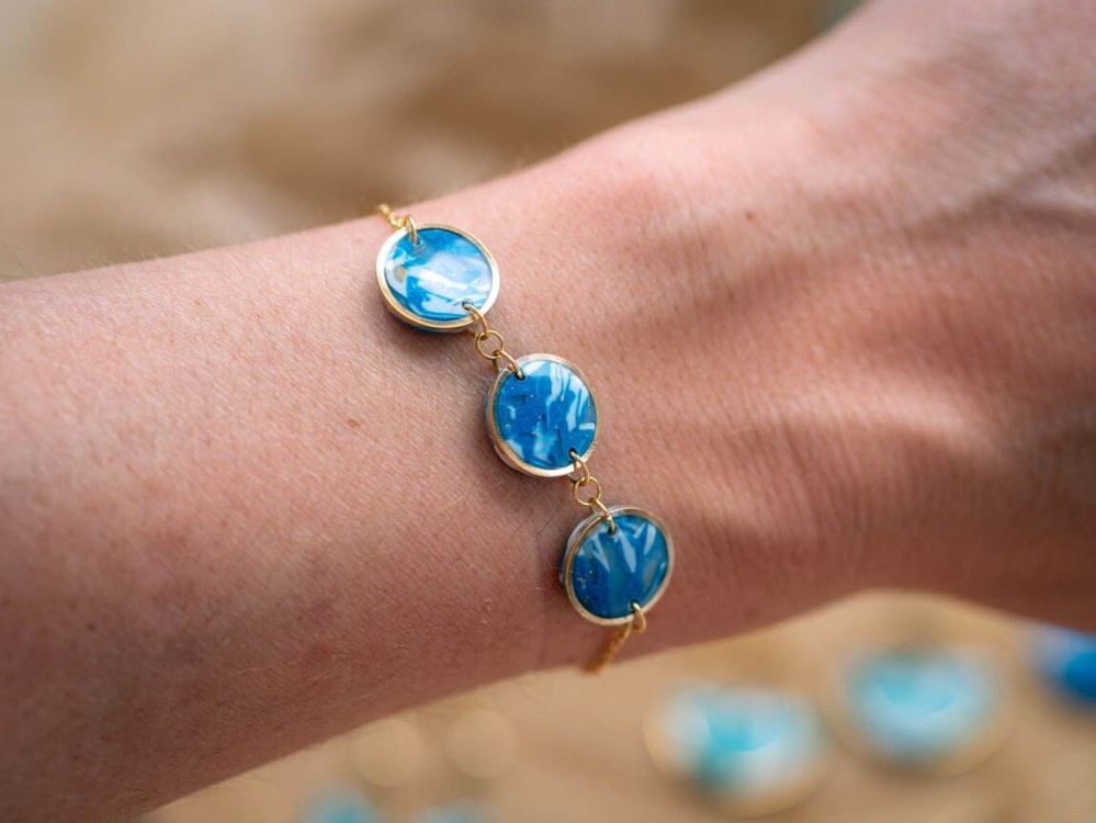 Bracelet Lola Bleu - Miladora Créations