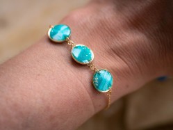 Bracelet Lola Vert - Miladora Créations