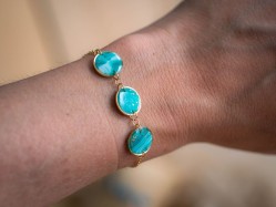 Bracelet Lola Vert - Miladora Créations