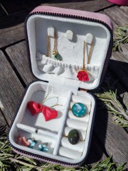 Petite boîte à bijoux carrée - Miladora Créations