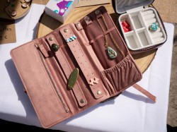 Pochette à bijoux de voyage - Miladora Créations