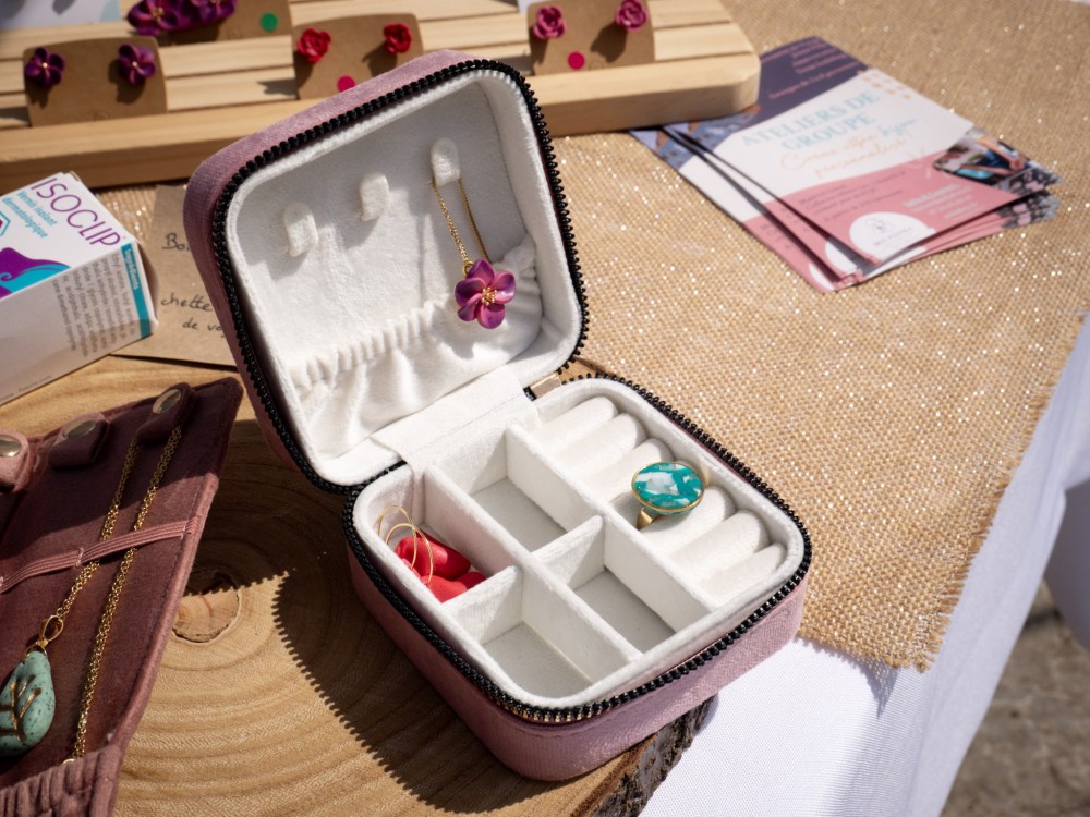 Petite boîte à bijoux carrée - Miladora Créations