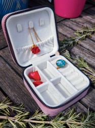 Petite boîte à bijoux carrée - Miladora Créations