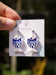 Boucles d'oreilles poissons d'avril - Miladora Créations