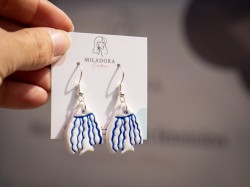Boucles d'oreilles poissons d'avril - Miladora Créations
