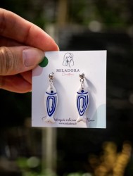 Boucles d'oreilles poissons d'avril - Miladora Créations