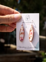 Boucles d'oreilles fête des mères - Miladora Créations