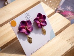 Puce d'oreilles Violetta - Miladora Créations