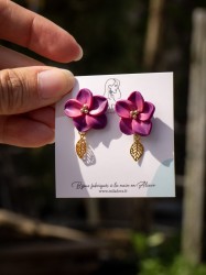 Puce d'oreilles Violetta - Miladora Créations