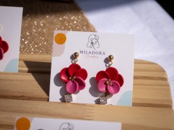 Boucles d'oreilles Scarlett - Miladora Créations