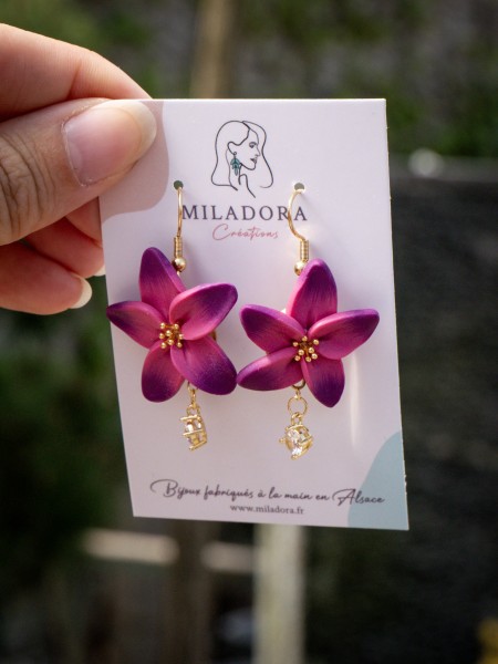 Boucles d'oreilles Maui - Miladora Créations