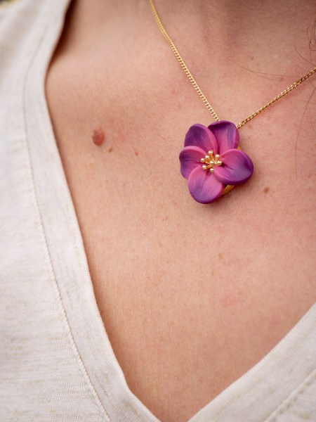 Collier Violetta - Miladora Créations