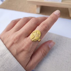 Bague Granit - Miladora Créations