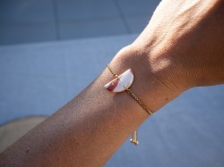 Bracelet Céleste - Miladora Créations - Bijoux en argile polymère et acier inoxydable