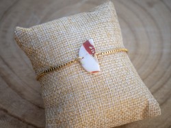 Bracelet Céleste - Miladora Créations - Bijoux en argile polymère et acier inoxydable