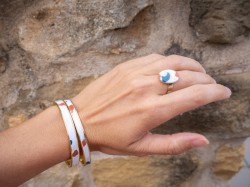 Bracelet Ondine - Miladora Créations - Bijoux en argile polymère et acier inoxydable
