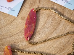 Bracelet Sona - Miladora Créations - Bijoux en argile polymère et acier inoxydable