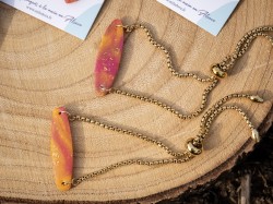 Bracelet Sona - Miladora Créations - Bijoux en argile polymère et acier inoxydable