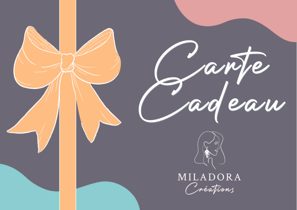 Carte cadeau Miladora Créations