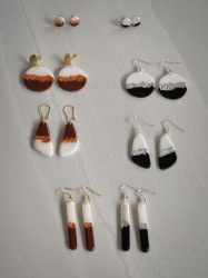 Boucles d'oreilles Marine - Miladora Créations