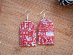 Boucles d'oreilles Noël Mulhouse - Miladora Créations